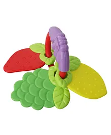 Baby Moo Fruit Bunch Rattle Teether - Multicolour