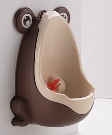 Frog Shaped Pee Trainer - Coffee
