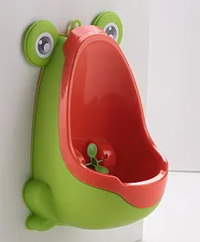 Frog Shaped Pee Trainer - Green Red