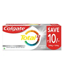 Colgate Total Whole Mouth Health Antibacterial Toothpaste Pack Of 2 - 120 gm Each