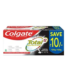 Colgate Total Whole Mouth Health Charcoal Deep Clean Toothpaste - 240 gm