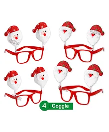 Fiddlerz Christmas Goggle Pack of 4 - Multicolour