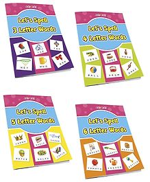 Lets Spell 3 4 5 6 Letter Words Book Set Of 4 - English