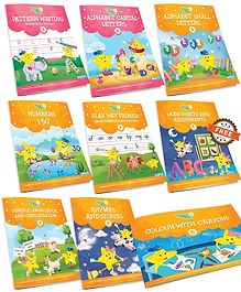 Rising Star Preschool Learning Junior KG Kit Set Of 9 Books - English