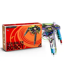 Be Cre8v Scribbler Robot DIY Kit - Multicolor