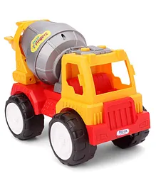 Little Fingers Engineering Free Wheel Truck Toy Cement mixer - Multicolor