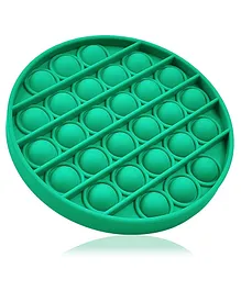 TnU Toys Circle Shape Pop Bubble Stress Relieving Silicone Pop It Fidget Toy - Green
