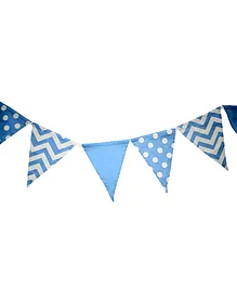 CuddlyCoo Cloth Bunting - Blue