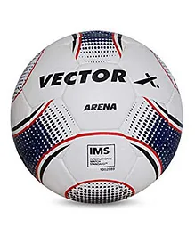 Vector X ARENA Football Size 5 - White Blue Red