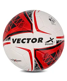 Vector X BIGWIN Thermo Bonded Football Size 5 - White Red