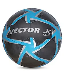 Vector X Club Practice Football Size 4 - Black Blue