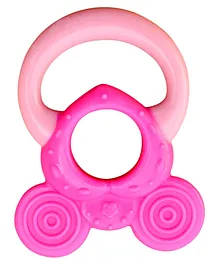 Mastela Super Soft Silicone Teether Candy Pink Shape - Multicolor