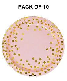 Shopping Time Polka Paper Plates - Pack of 10