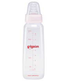 Pigeon Peristaltic Nursing Bottle Pink - 240 ml