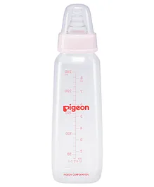 Pigeon Peristaltic Nursing Bottle Pink - 240 ml