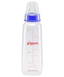 Pigeon Peristaltic Nursing Bottle Blue - 240 ml