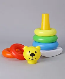 Ratnas Teddy Rings Stacking Toy - 5 Pieces (Color & Design may vary)