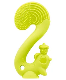 Mombella Squirrel Silicone Teether - Green