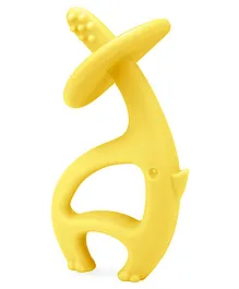 Mombella Dancing Elephant Teething Toy - Yellow
