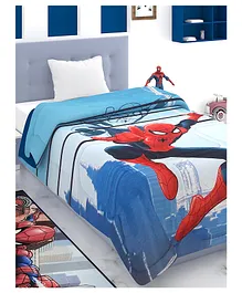 Marvel By Athom Living 300 GSM Athom Living Spiderman Kids Comforter - Blue