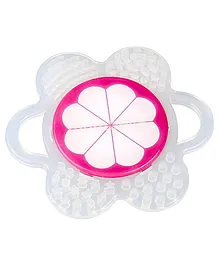 Mombella Mangosteen Design Teething Toy - Pink White