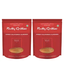 Nutty Gritties 100% Natural California Almonds Pack of 2 - 500 gm Each