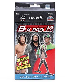 Topps WWE Buildables Pack of 5 - Multicolor