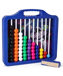 Ratnas Educational 2 In 1 Learn To Count Slate & Abacus - Blue