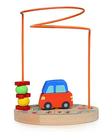 Little Jamun Car Bead Maze & Stacker Multicolor - 9 Piece