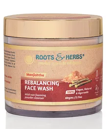 Roots And Herbs Manjistha Rebalancing Face Wash LEP - 60 gm