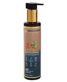 Roots and Herbs Carrot Seed After Shower Oil - 200 ml