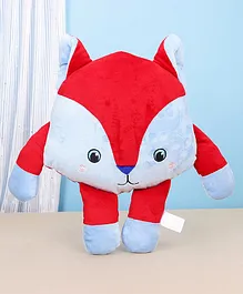 My Plush Toys Mini Fox Soft Toy Blue and Red - Height 36 cm