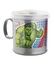 Joyo Marvel Avengers Stainless Steel Gloria Mug With Lid Grey