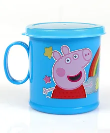 Joyo Peppa Pig Stainless Steel Gloria Mug With Lid - Blue