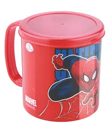 Joyo Marvel Spiderman Stainless Steel Mug With Lid - Dark Red