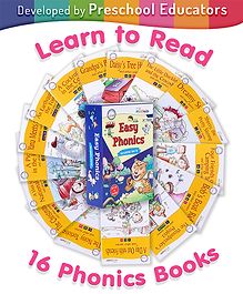 Intelliskills 16 Phonics Story Books to Read and Learn - English