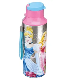 Joyo Disney Princess Fizzy Stainless Steel Bottle Pink- 600 ml