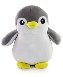 MummaSmile Cotton Baby Penguin Soft Toy Grey - Height 15 cm