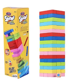 Skoodle Quest Stacker with Wooden Dice - Multicolour