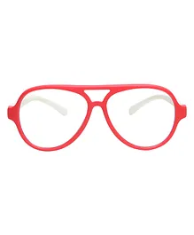 Vink UV Protected Blue Light Cut Spectacles - Red & White