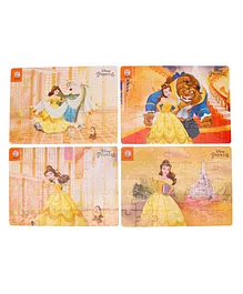 Disney Princess Belle 4 in 1 Jigsaw Puzzle - 140 pieces