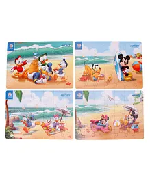 Mickey Mouse and Friends 4 in 1 Jigsaw Puzzle - 140 pieces