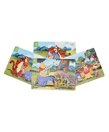 Winnie The Pooh 4 in 1 Jigsaw Puzzle - 140 pieces