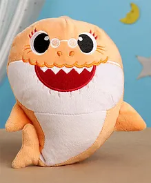 Baby Shark Grandma Shark Soft Toy Orange - Height 20 cm