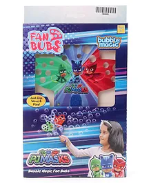 Bubble Magic Fan Bubs PJ Masks- Multicolor