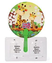 Bubble Magic Fan Bubs Giraffe- Multicolor