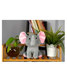 Furrendz Elephant Soft Toy Grey - Height 22 cm