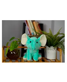 Furrendz Elephant Soft Toy Blue - Height 22 cm
