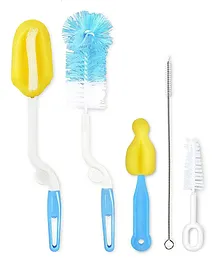 Safe-O-Kid Bottle Cleaning Set - Yellow Blue