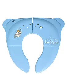 Safe-O-Kid Portable Potty Seat Cover - Blue